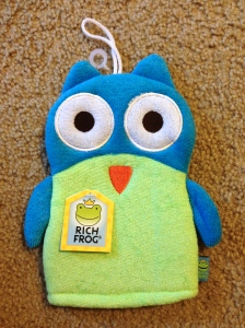 Rich Frog Wacky Wash Mitt - Owl